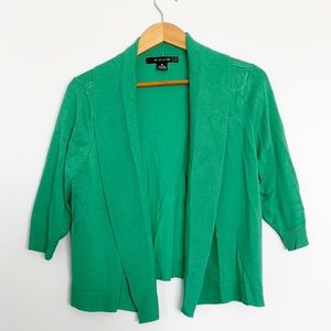 89th & Madison Green Shrug Cardigan Sweater